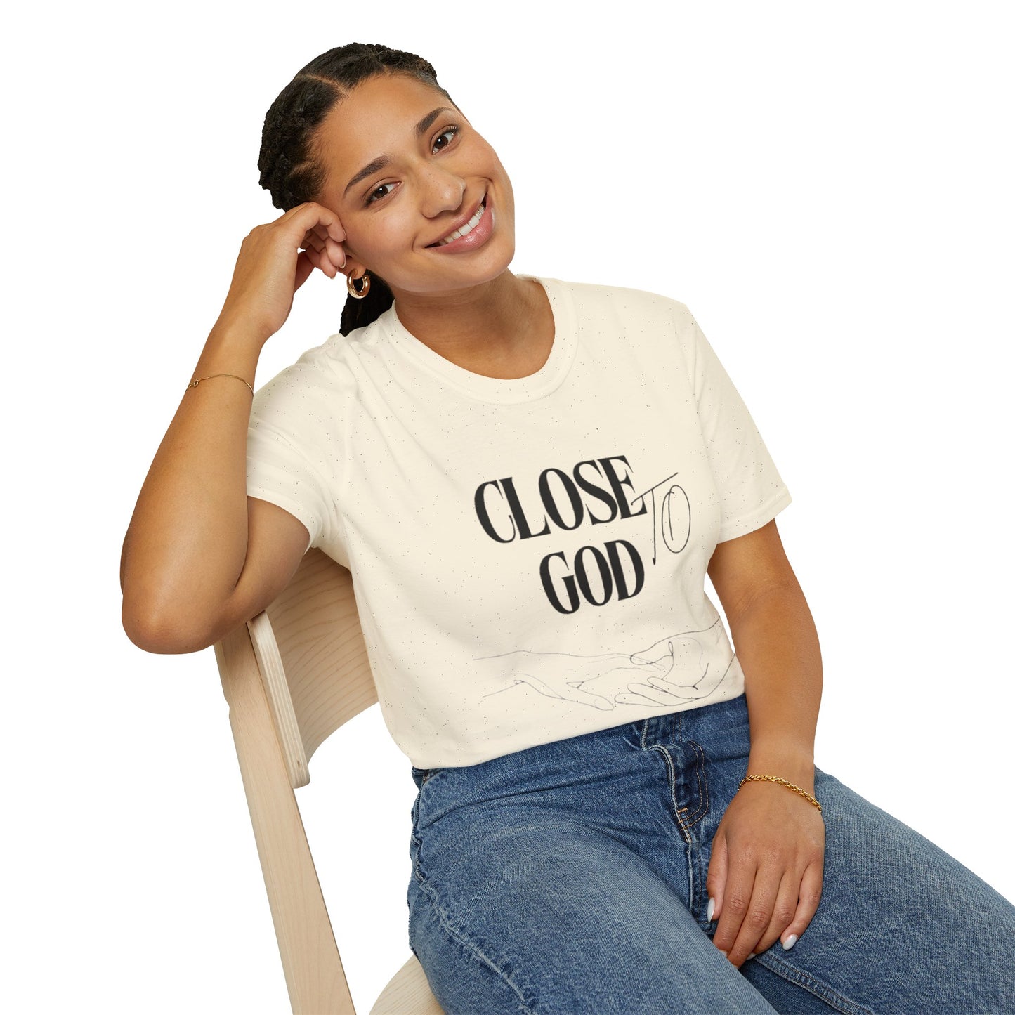 Close to God T-Shirt — Faith-Based Christian Graphic Tee