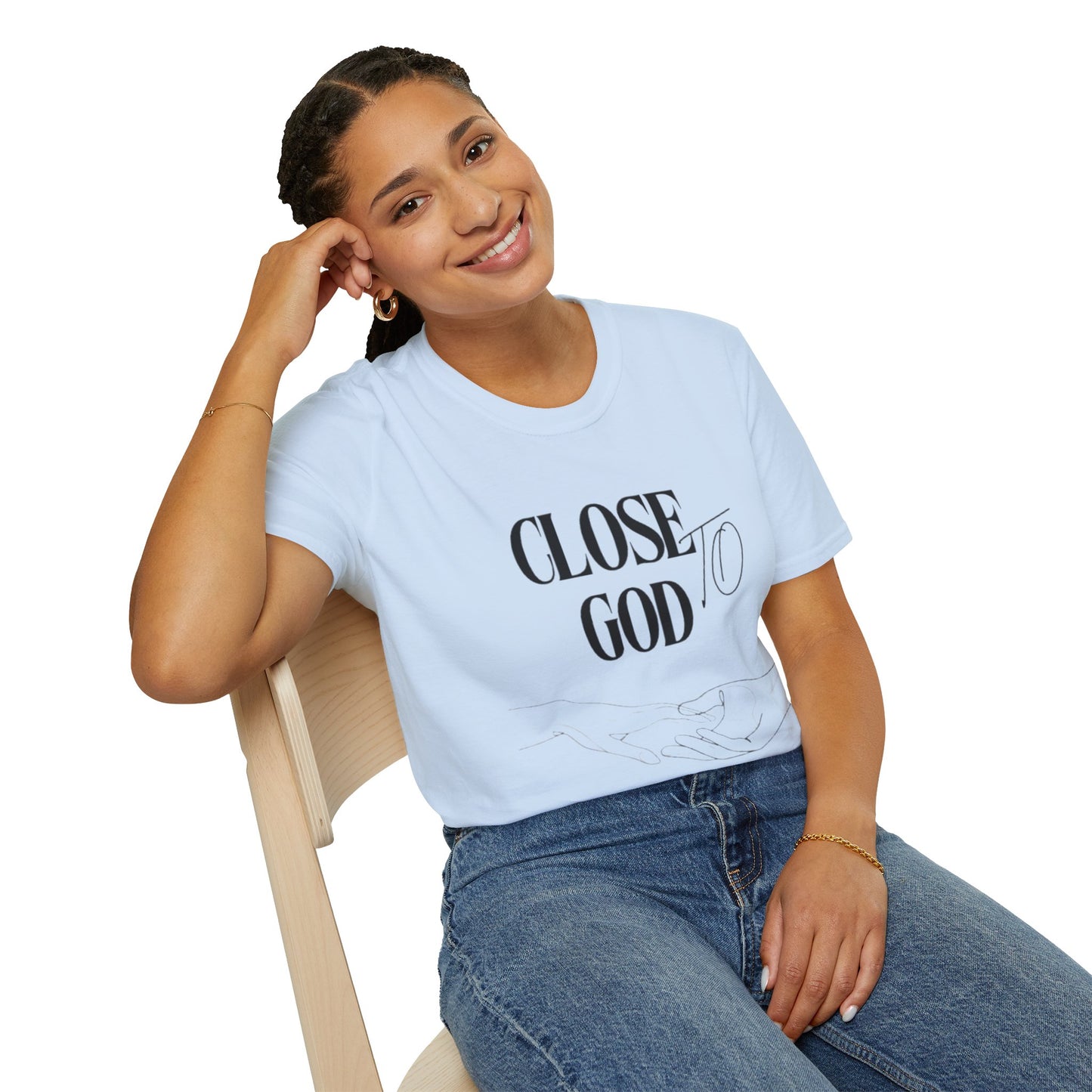 Close to God T-Shirt — Faith-Based Christian Graphic Tee