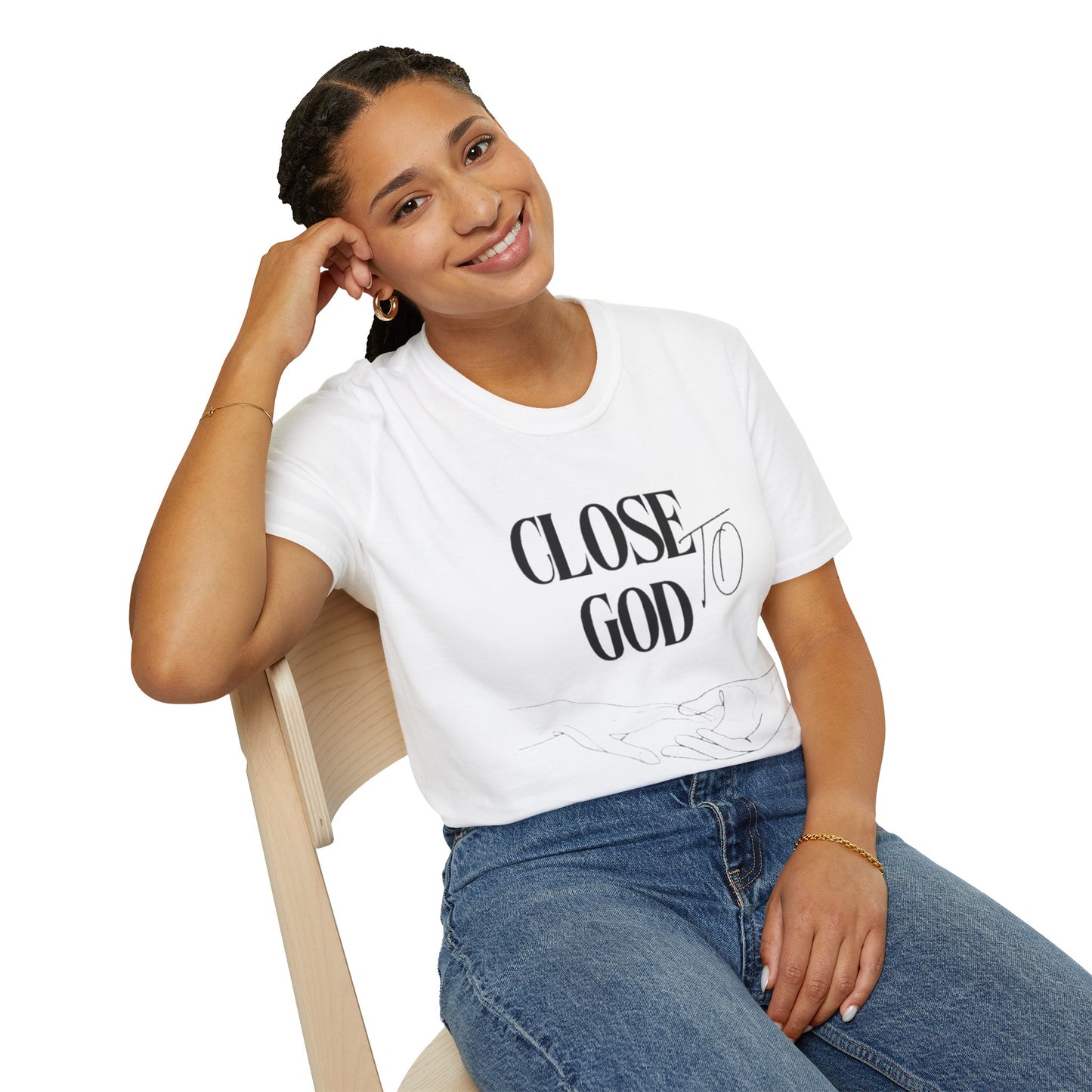 Close to God T-Shirt — Faith-Based Christian Graphic Tee